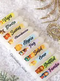 VELA NAVIDAD MARCADA X 6UND