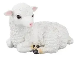 ANIMAL EN BARRO PEQUEÑO PINTADO NAVIDAD