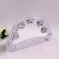 PANDERETA PEQUEÑA MEDIA LUNA NAVIDAD 