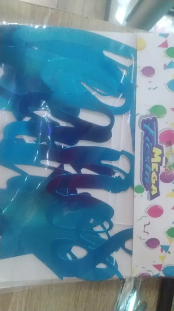 LETRERO BANDERIN CURSIVO FELIZ CUMPLEAÑOS 