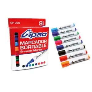 PAQUETE X 4 MARCADOR BORRABLE GIPAO GP291