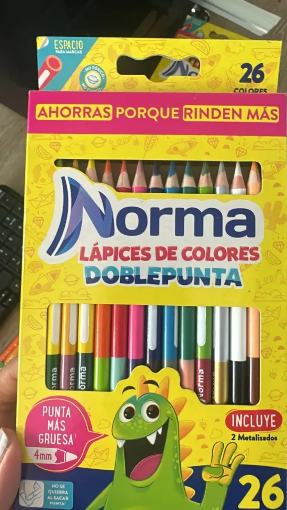 COLOR NORMA X 13 DOBLE PUNTA