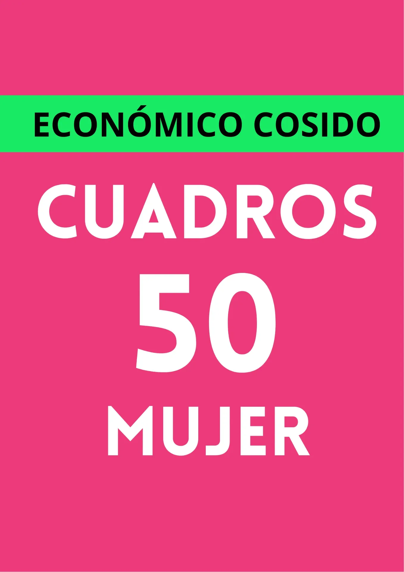 50 H CUADRICULADO CUADERNO ECONÓMICO COSIDO