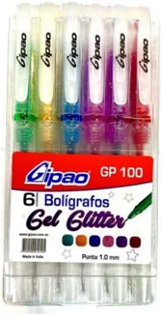 LAPICERO MIRELLADO/FLUORESCENTE GIPAO X 10 GP-102