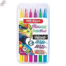 PLUMÓN OFFIESCO PUNTA PINCEL X12 OE-090