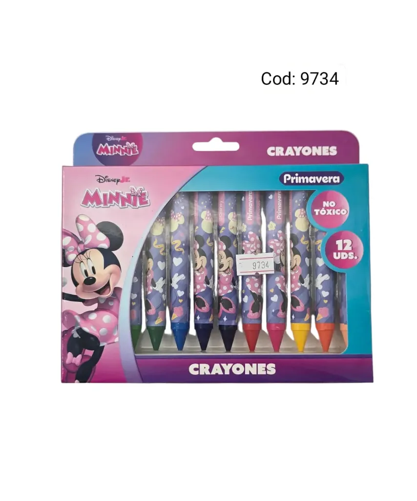 CRAYOLA PRIMAVERA PERSONAJES X12