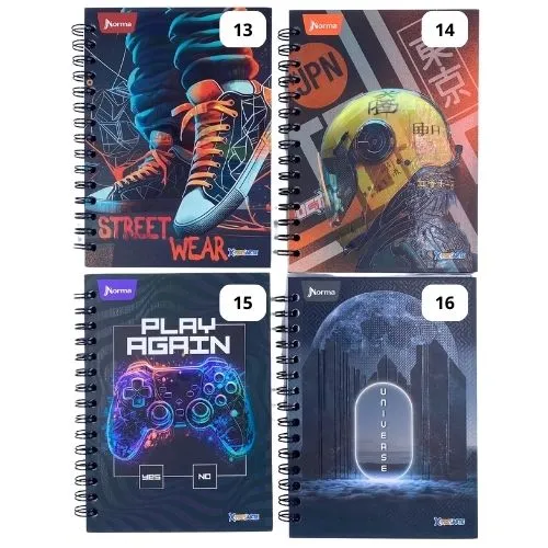 ARGOLLADO PEQUEÑO CUADERNO ECONÓMICO 85H (HOMBRE, CUADRICULADO)