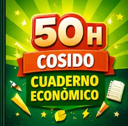 50 H COSIDO CUADERNO ECONÓMICO (MUJER, CUADRICULADO)
