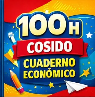 100 H COSIDO CUADERNO ECONÓMICO (MUJER, CUADRICULADO)