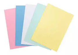 PAQUETE CARTULINA BRISTOL EN OCTAVOS PAQUETE X 10 (COLORES SURTIDOS)
