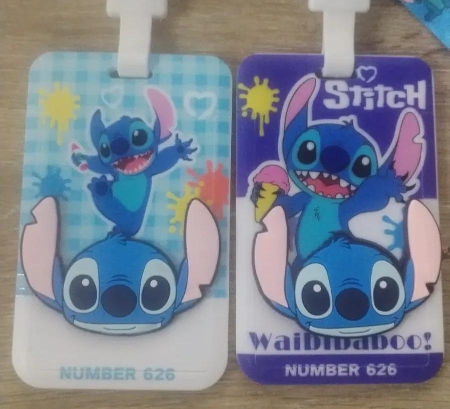 PORTAESCARAPELA + CORDON ESTAMPADO STICH