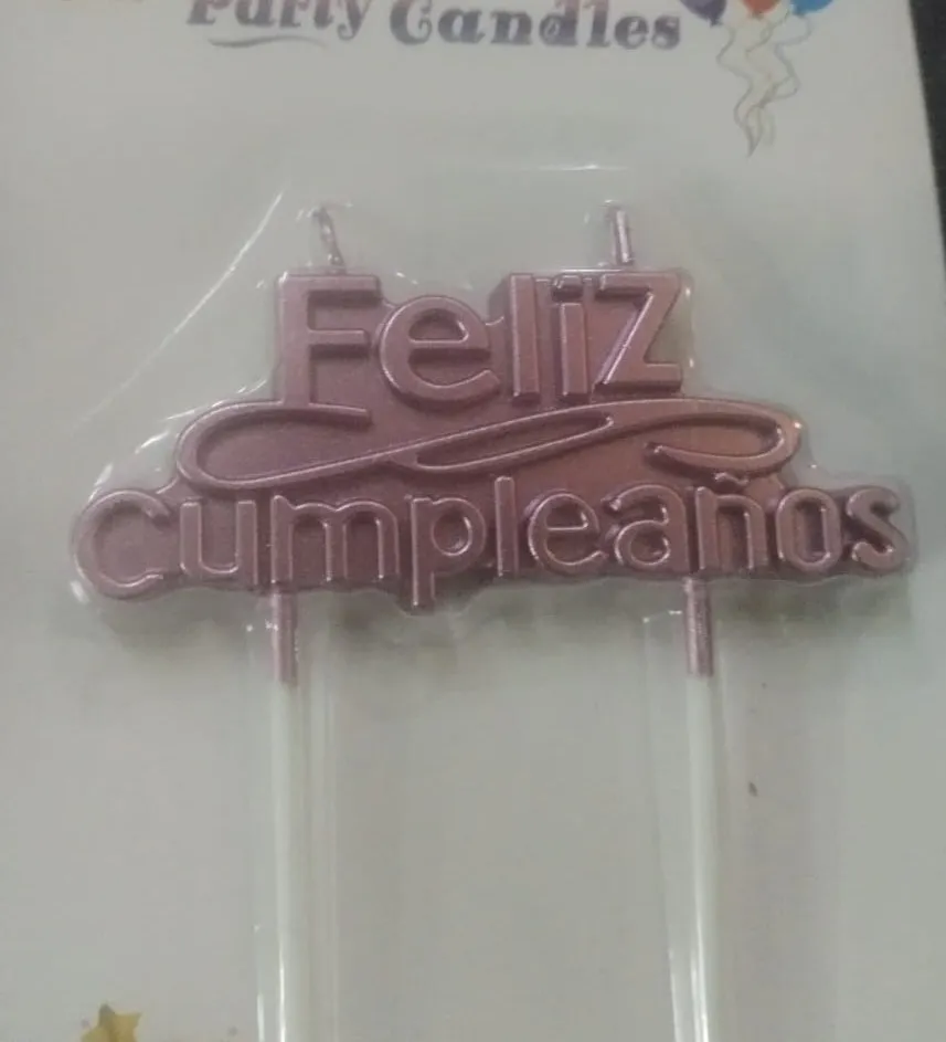 VELA FELIZ CUMPLEAÑOS