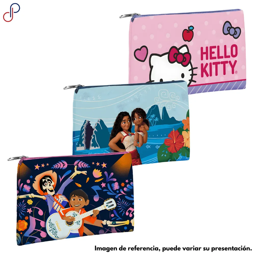 CARTUCHERA SCRIBE ESTAMPADA X 1 CIERRE