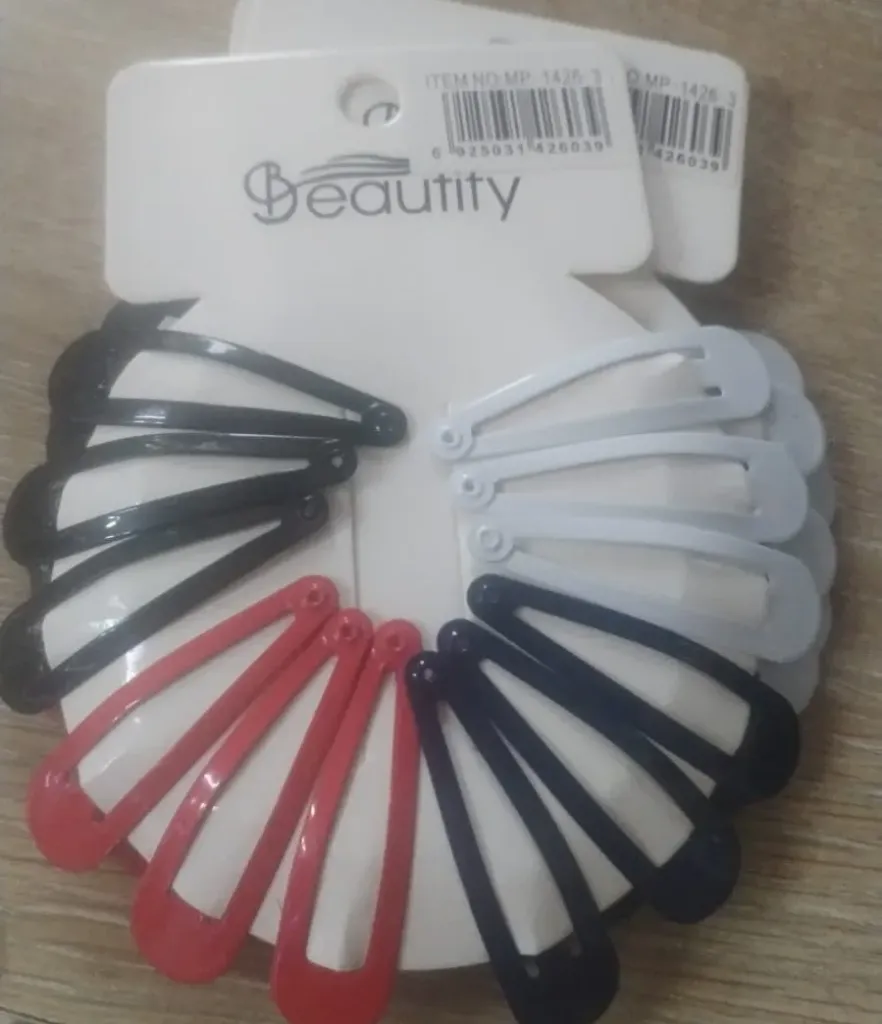 PINZA TIC TAC ENCARTONADA METALICA BEAUTITY (unidad)