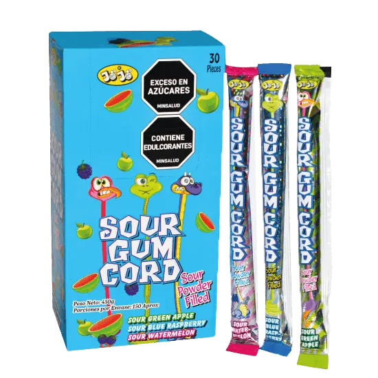 CHICLE GUM CORD SOUR X UNIDAD ADRO