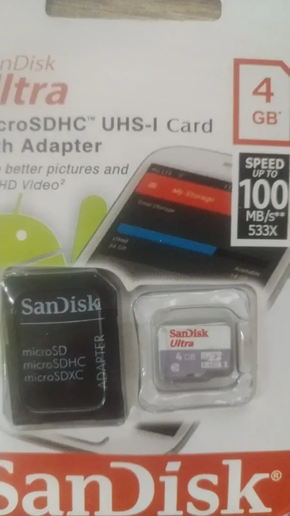 ADAPTADOR MICRO DS SANDISK 4GB