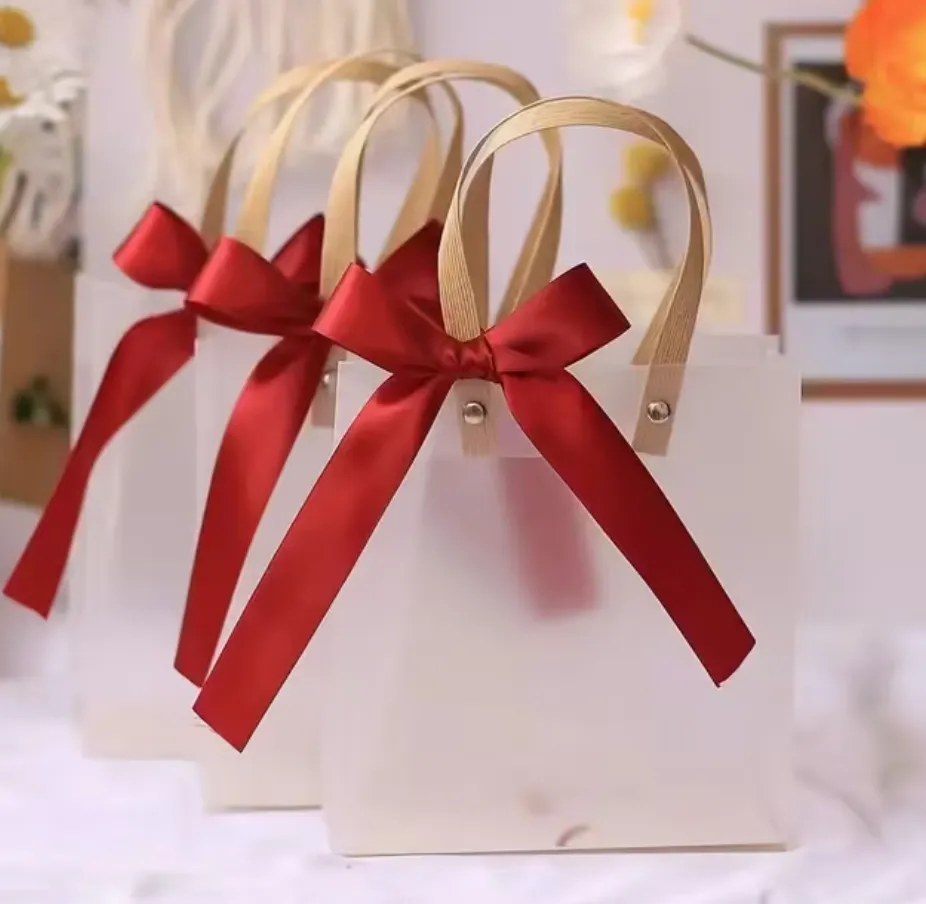 BOLSA TRANSPARENTE CON CINTA