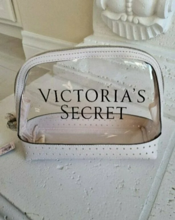 COSMETIQUERA TRANSPARENTE VICTORIA SECRET