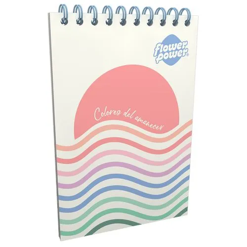 LIBRETA PRIMAVERA 1/2 CARTA VERTICAL