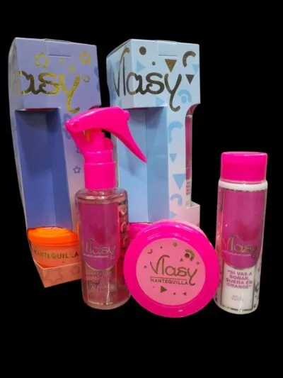 ESTUCHE VLASY X 3 CREMA - MANTEQUILLA - LOCION