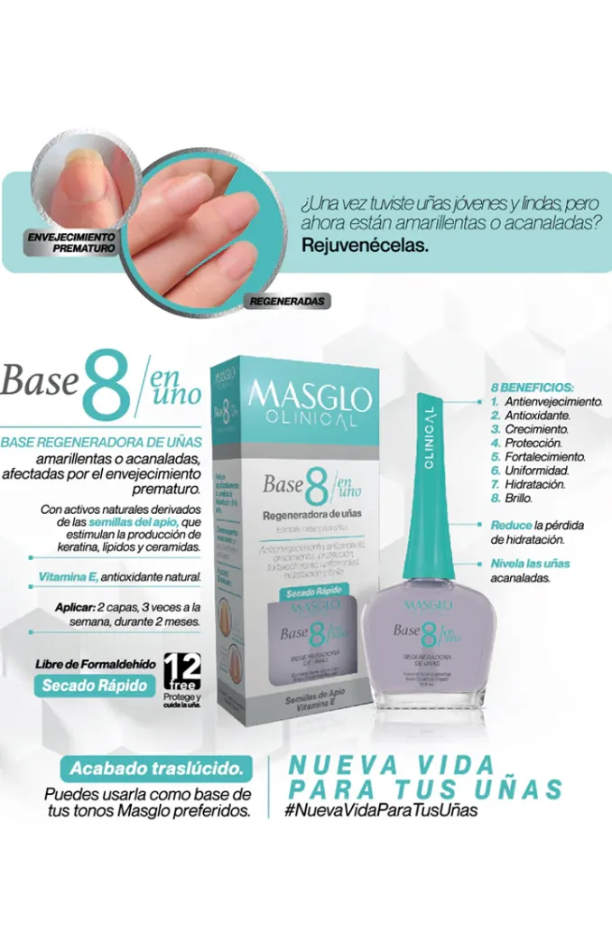 BASE MASGLO CLINICAL CON COLOR