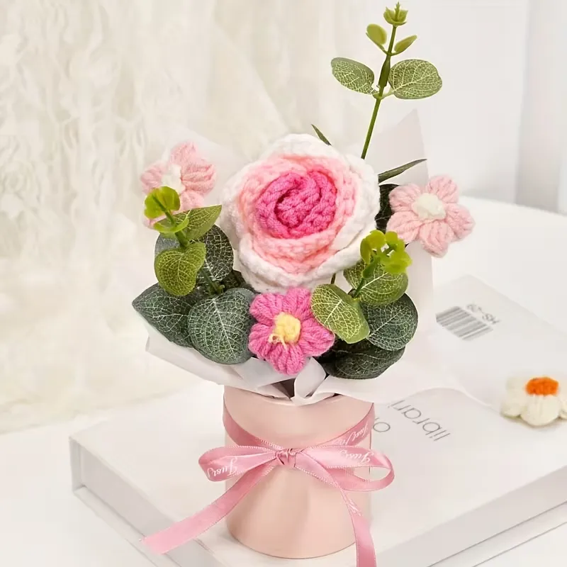 SET FLORES CROCHET