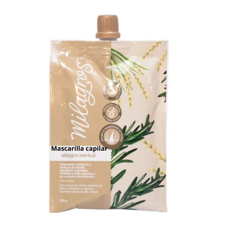 MASCARILLA MILAGROS EN SOBRE/SACHET DOYPACK