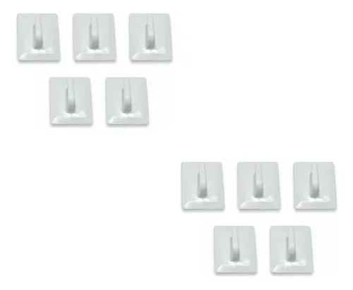 KIT GANCHOS ADHESIVOS X 6