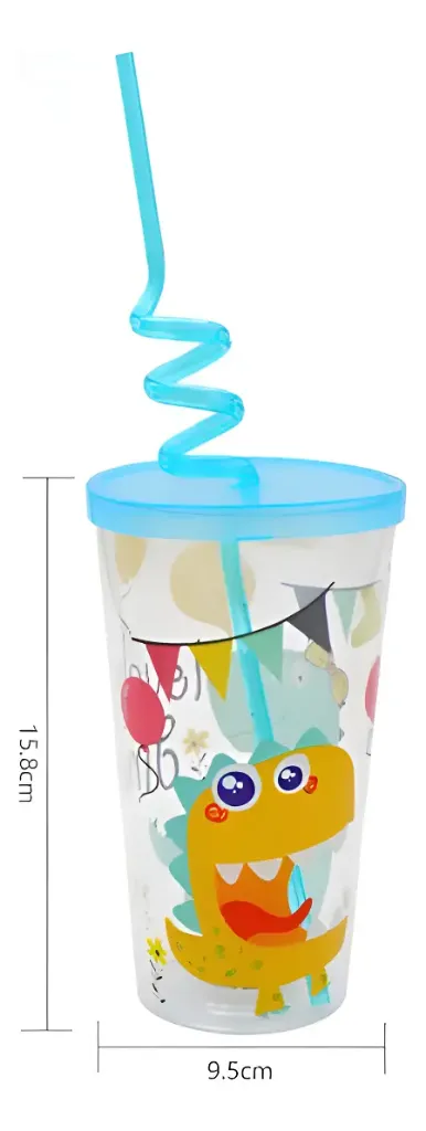 VASO PITILLO EN ESPIRAL DINOSAURIO