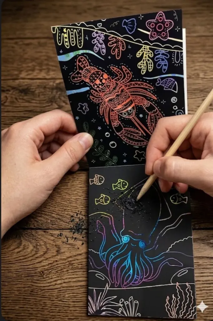 LIBRETA CARBONCILLO SCRATCH X8 PAGINAS