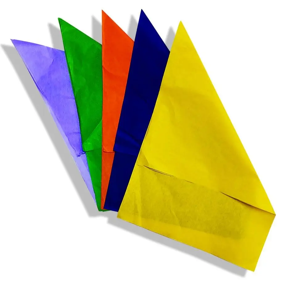 PAPEL GLOBO/SEDA X UNIDAD COLORES VARIADOS (BLANCO)