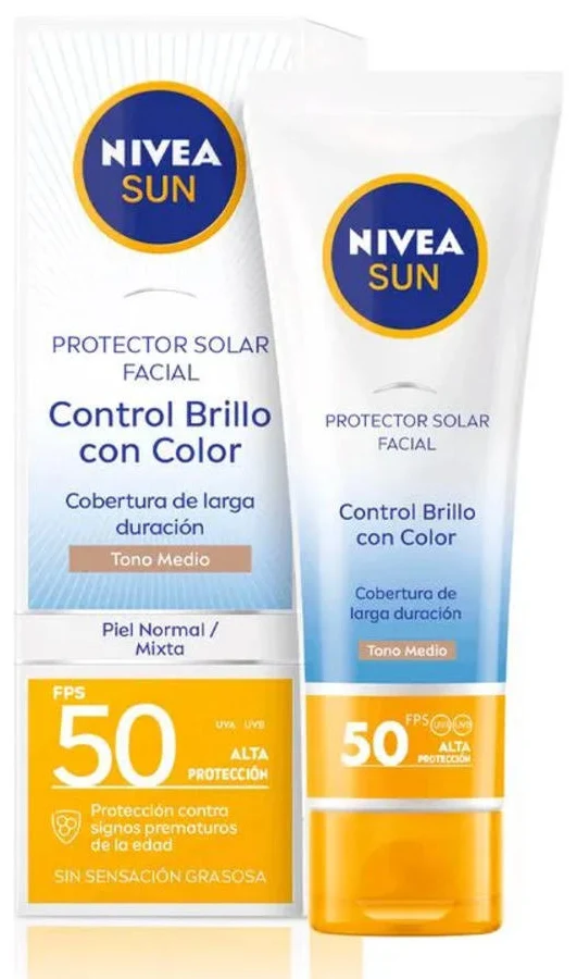 BLOQUEADOR FACIAL NIVEA 50ML CONTROL BRILLO FPS50