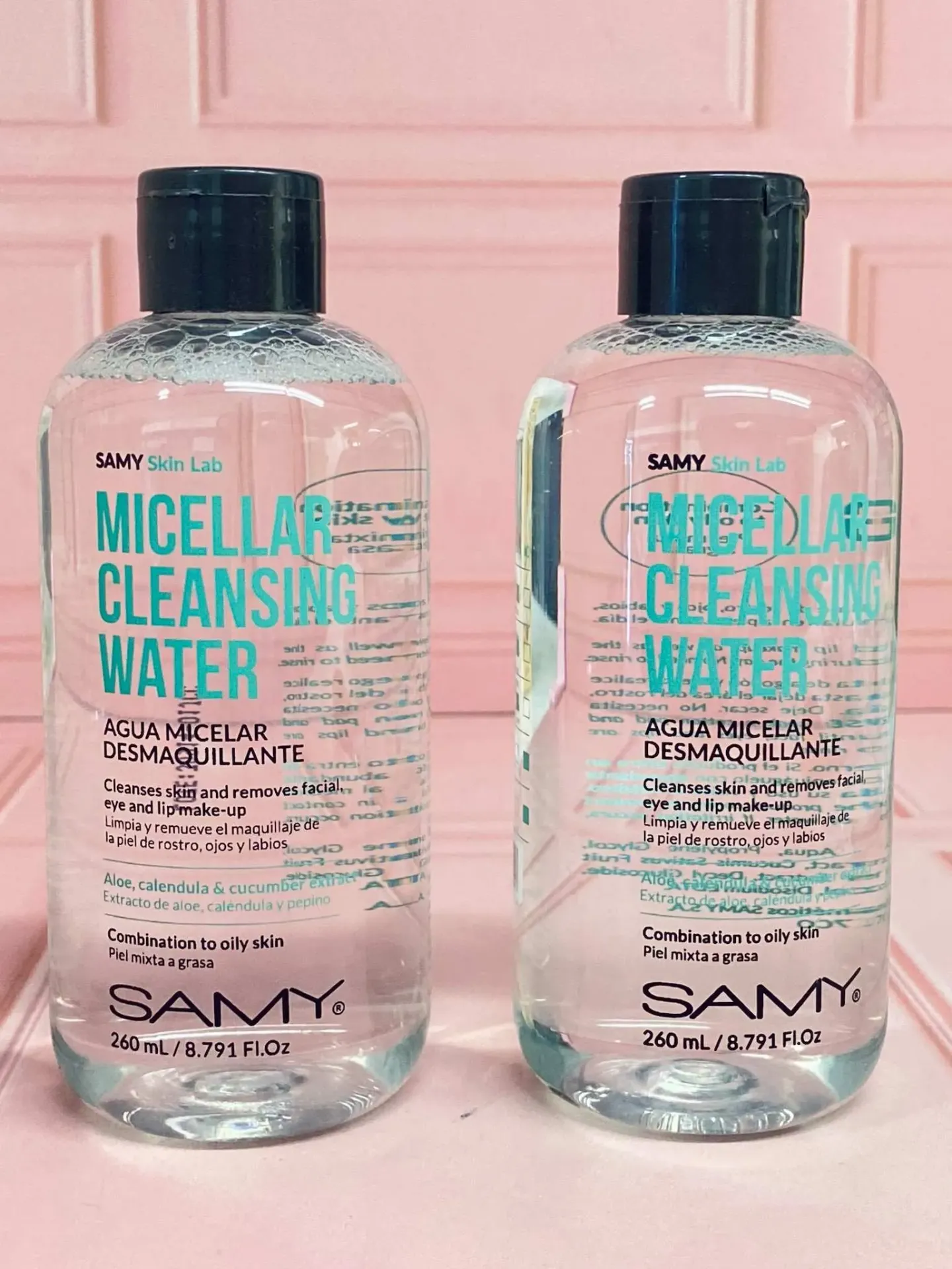 DESMAQUILLADOR SAMY 260ML AGUA MICELAR