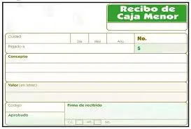 RECIBO CAJA MENOR SENCILLO