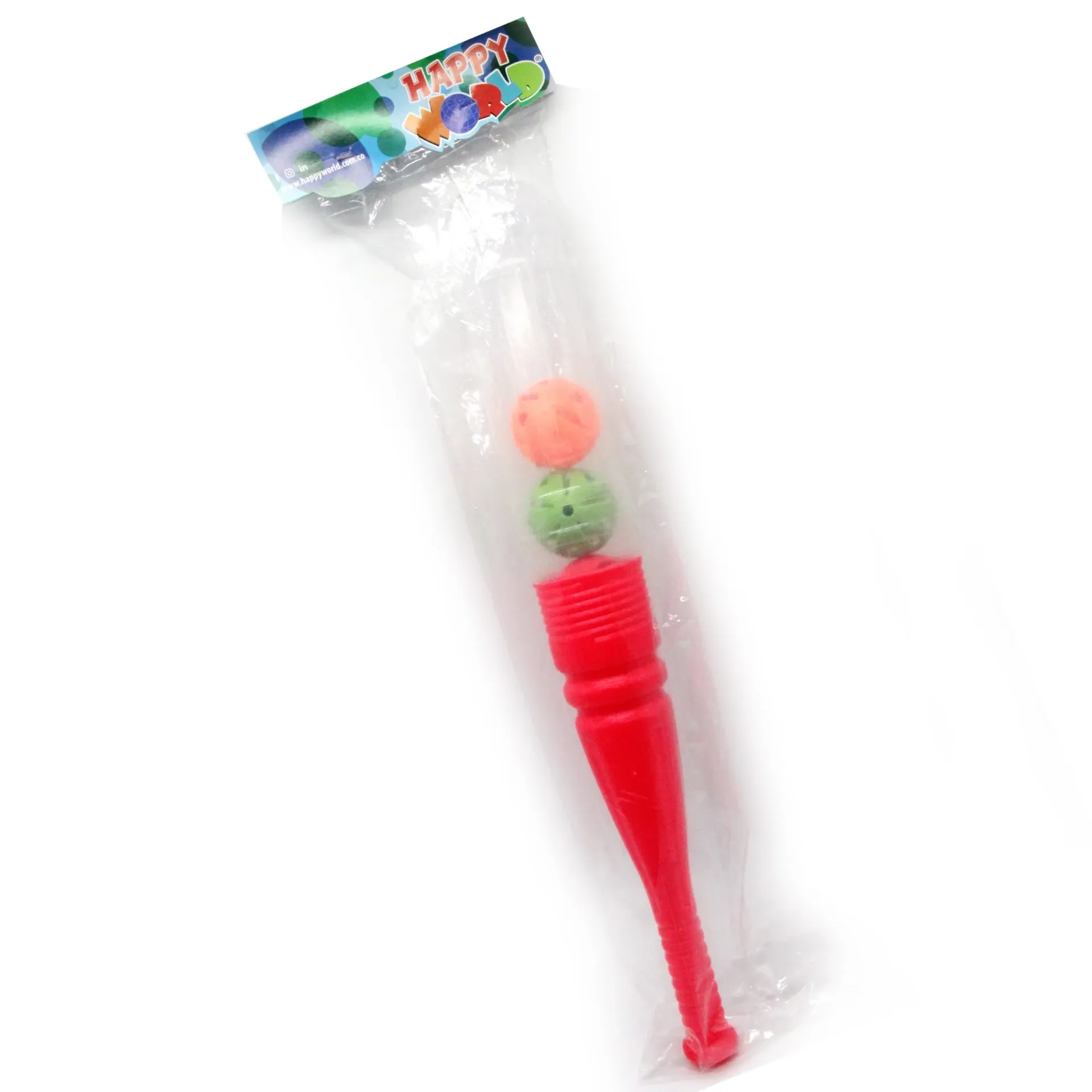 BATE PLASTICO CON PELOTAS
