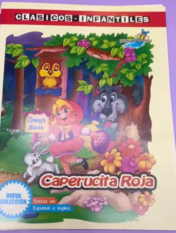 LIBRO PARA COLOREAR NIKA ESPAÑOL E INGLES