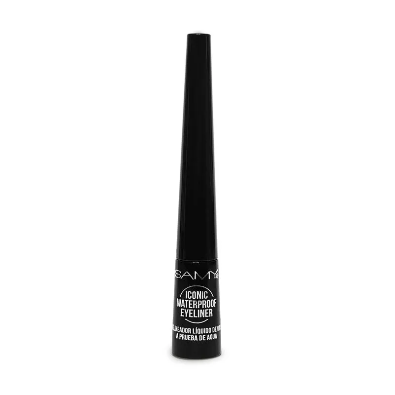 DELINEADOR LIQUIDO SAMY 2.5ML PLUMON ICONIC WATERPROOF (NEGRO)