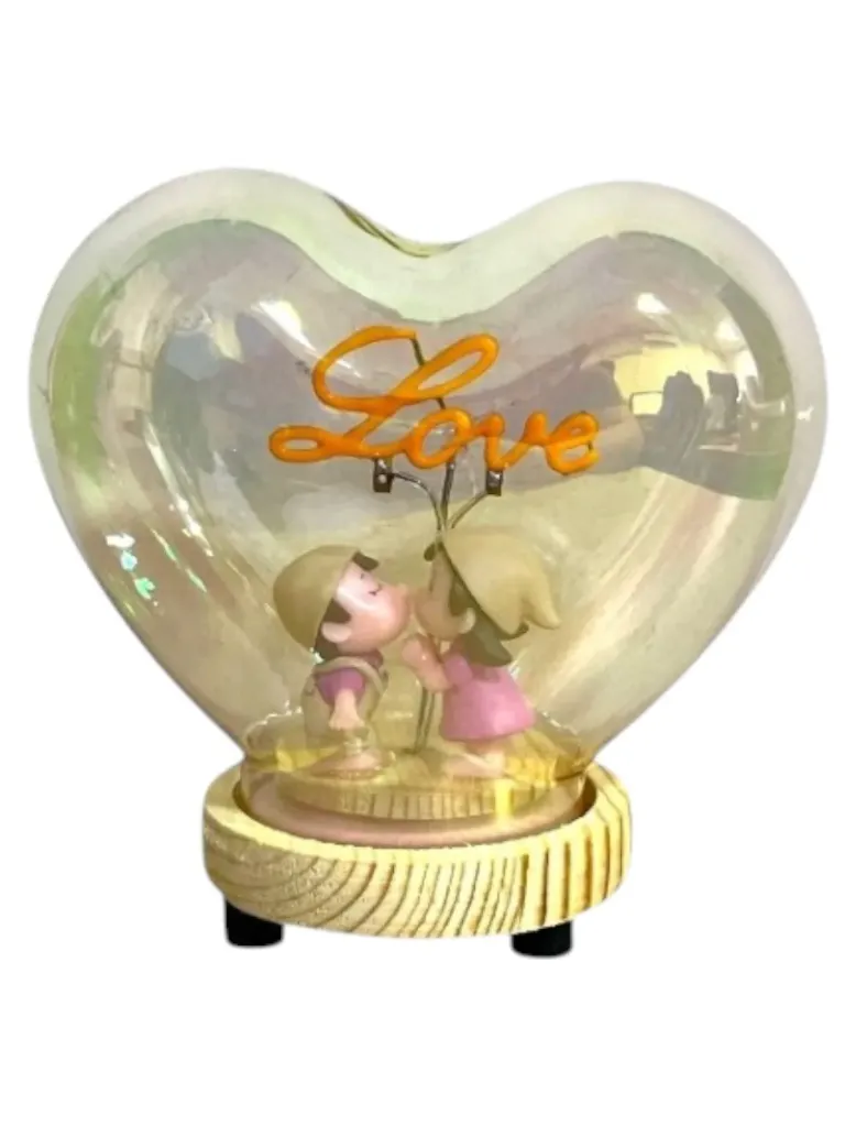 ADORNO CORAZON CON LUZ