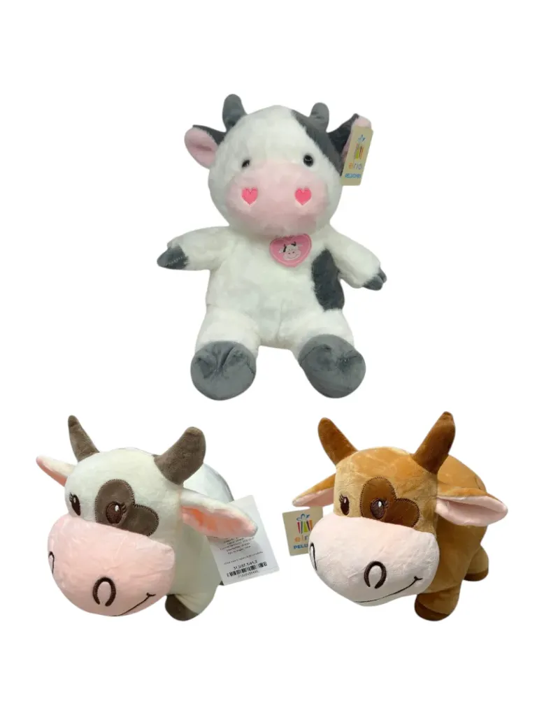 PELUCHE VACA 35CM