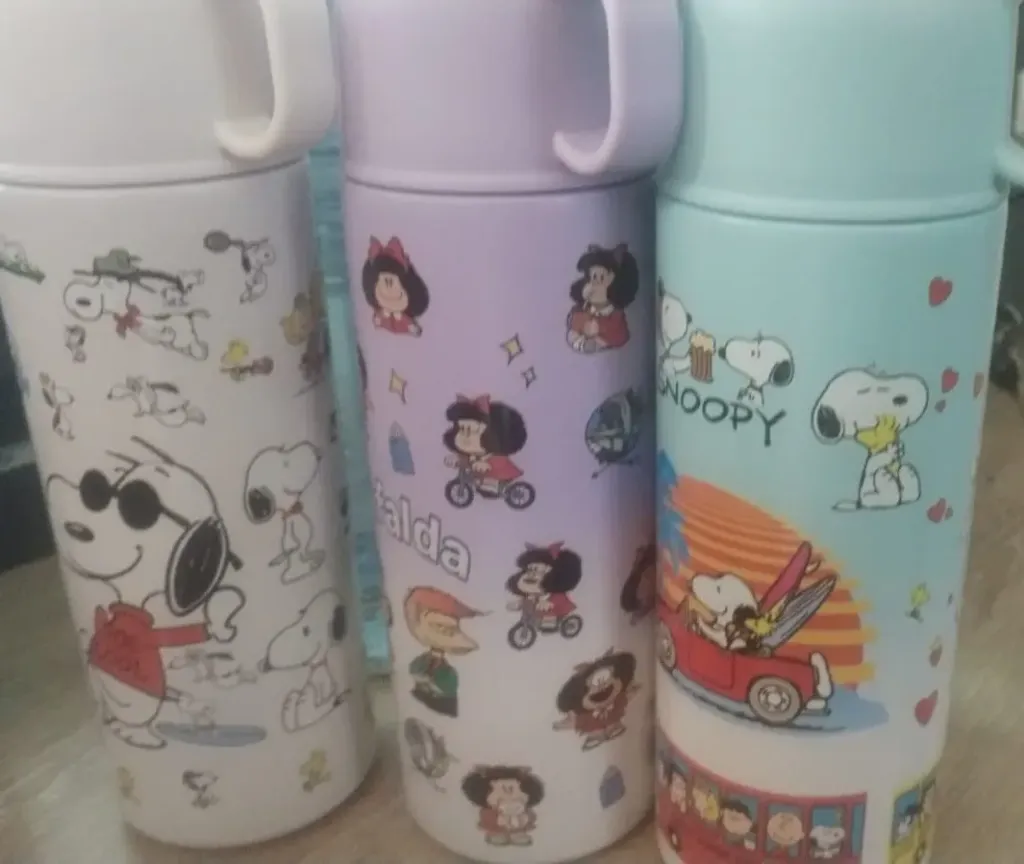 TERMO CON POCILLO PERSONAJES