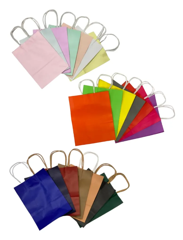 BOLSA REGALO UNICOLOR/COTILLON SURTIDA