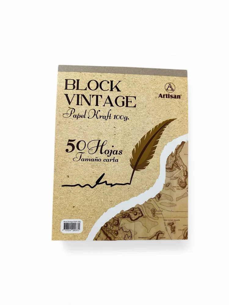 BLOCK VINTAGE ARTISAN PAPEL KRAFT