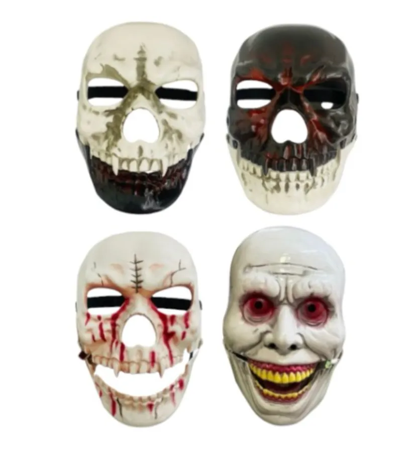 MASCARA MOUNSTRUO DIENTES AMARILLOS Y CALAVERA