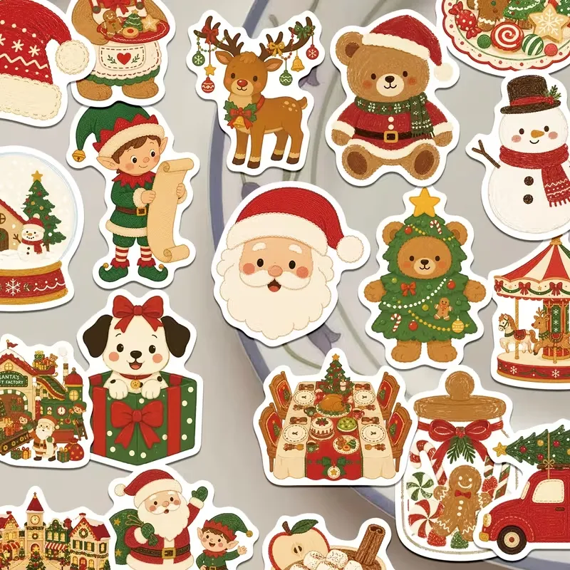 STICKER NAVIDAD X UNIDAD