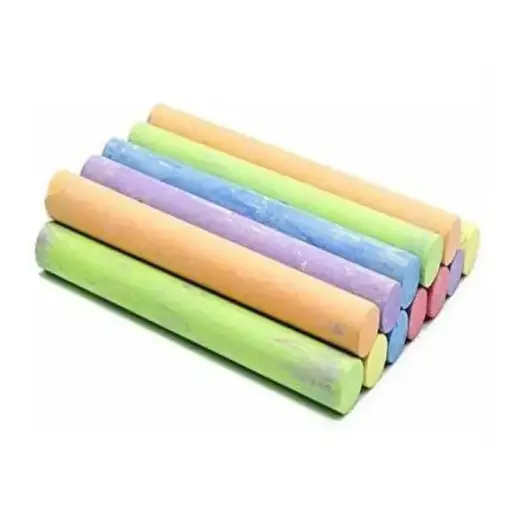 TIZA DE COLORES X CAJA