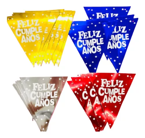 LETRERO BANDERIN CUMPLEAÑOS ECONOMICO