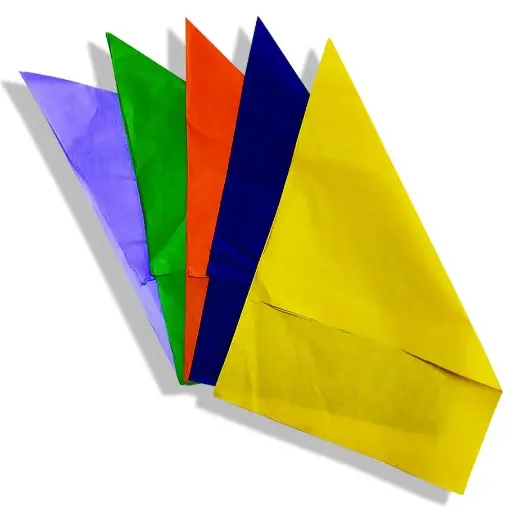 PAPEL GLOBO/SEDA X UNIDAD COLORES VARIADOS