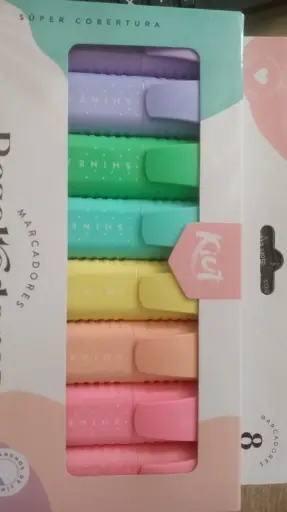 RESALTADOR KIUT PASTEL x 8 UND