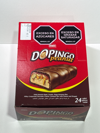 CHOCOLATE DOPINGO PEANUT BARRA