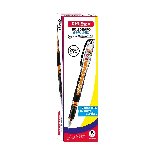 LAPICERO PRO+ OFFI-ESCO SEMI GEL 0.7 